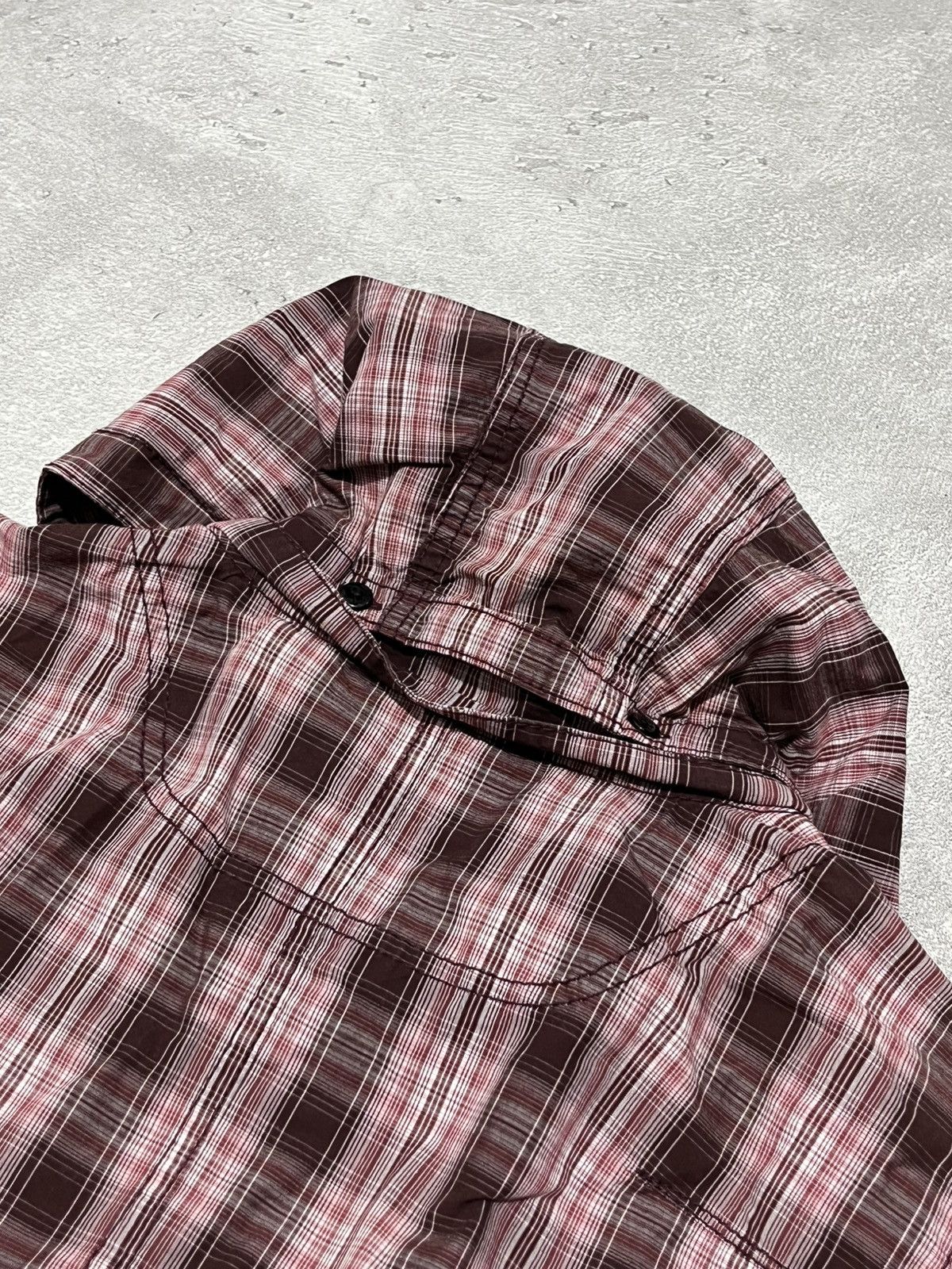 Japanese Brand × Nicole Club Nicole Club For Men Hidden Hoodie Plaid Size US M / EU 48-50 / 2 - 10 Thumbnail