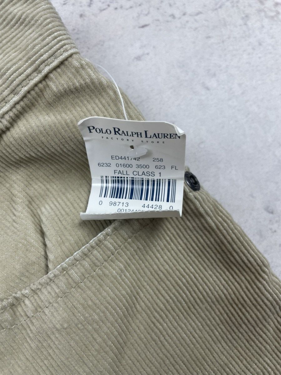 Ralph Lauren Polo Jeans Co Ralph Lauren 12 L Beige Corduroy Wide-Leg g Size 34" / US 12 / IT 48 - 5 Thumbnail