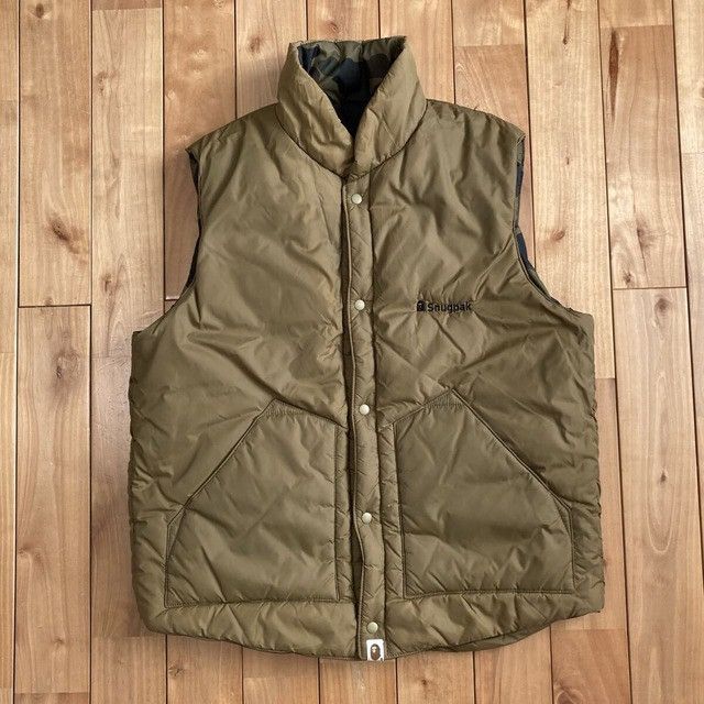 Bape 🔥Reversible🔥 Snugpak × BAPE CAMO Batting Vest a bathing ape Size US XL / EU 56 / 4 - 5 Thumbnail