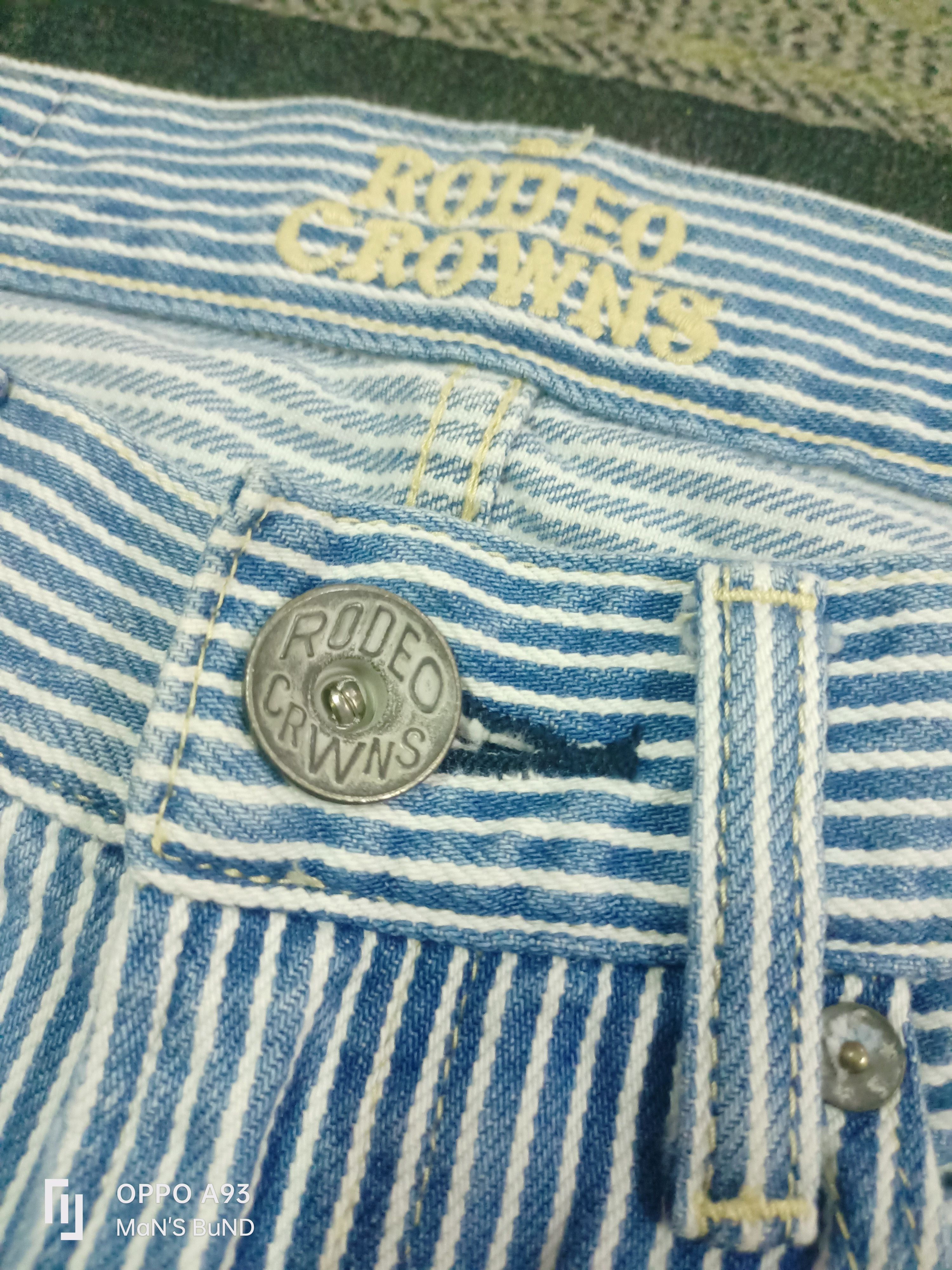 Japanese Brand RODEO CROWNS JEANS NICE DESIGN Size US 30 / EU 46 - 11 Thumbnail