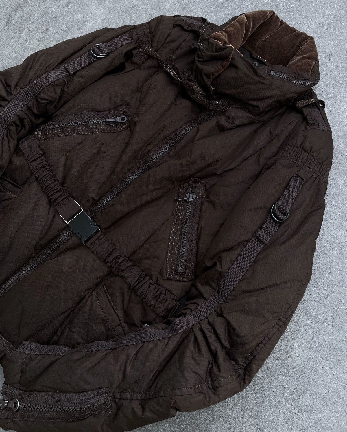 Marithe + Francois Girbaud 🔥 Rare MARITHE FRANCOIS GIRBAUT BONDAGE PUFFER JACKET Size M / US 6-8 / IT 42-44 - 8 Thumbnail