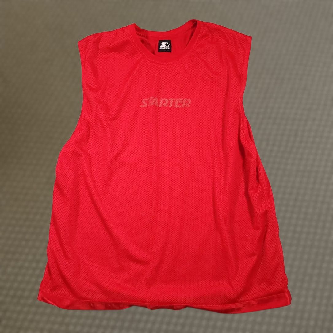 Starter Starter Sleeveless Reversible Basketball Jersey Red Mens Size XL Size US XL / EU 56 / 4 - 1 Thumbnail