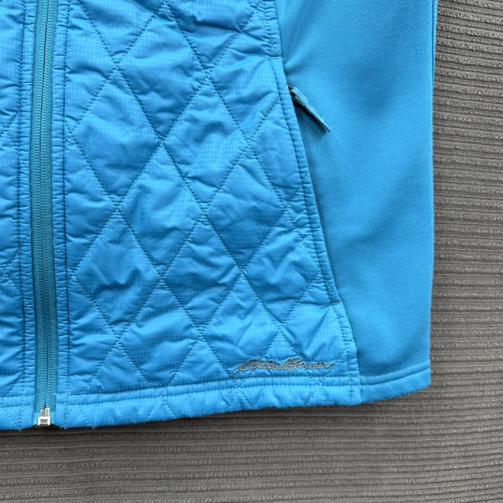 Eddie Bauer Eddie Bauer Vest Women L Blue Nylon Outdoors Hiking Walking Exploring Weatherproof Full Zip Lightweight Pockets Size L / US 10 / IT 46 - 6 Thumbnail