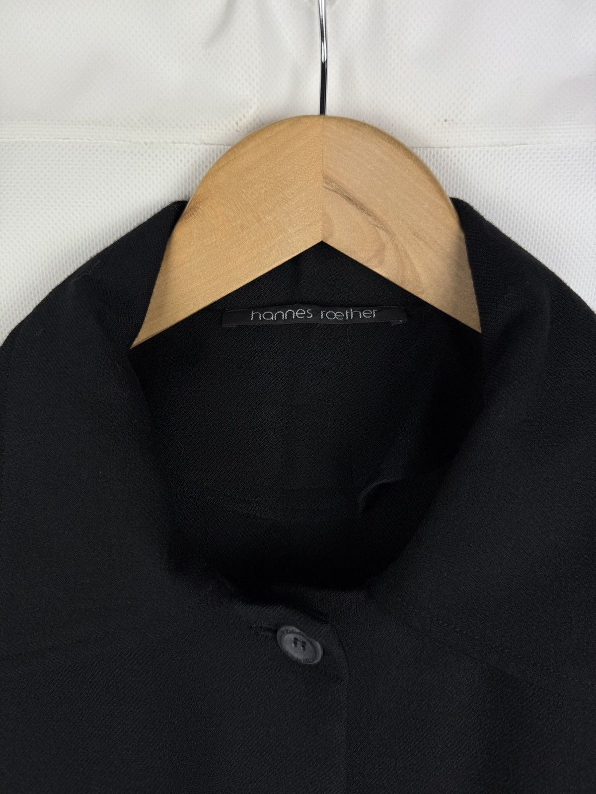 hannes roether Hannes Roether Ladies Avant-garde Wool Blazer Jacket Size M Size M / US 6-8 / IT 42-44 - 10 Thumbnail