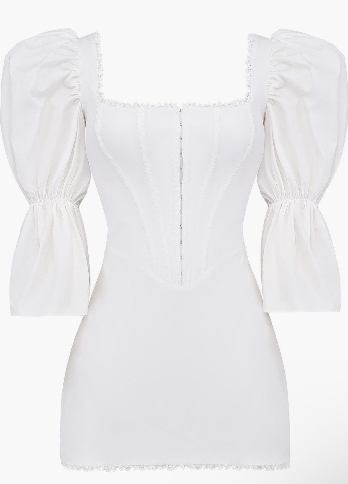 House of CB Matilda Corset Bodice Cotton Blend Mini Dress S