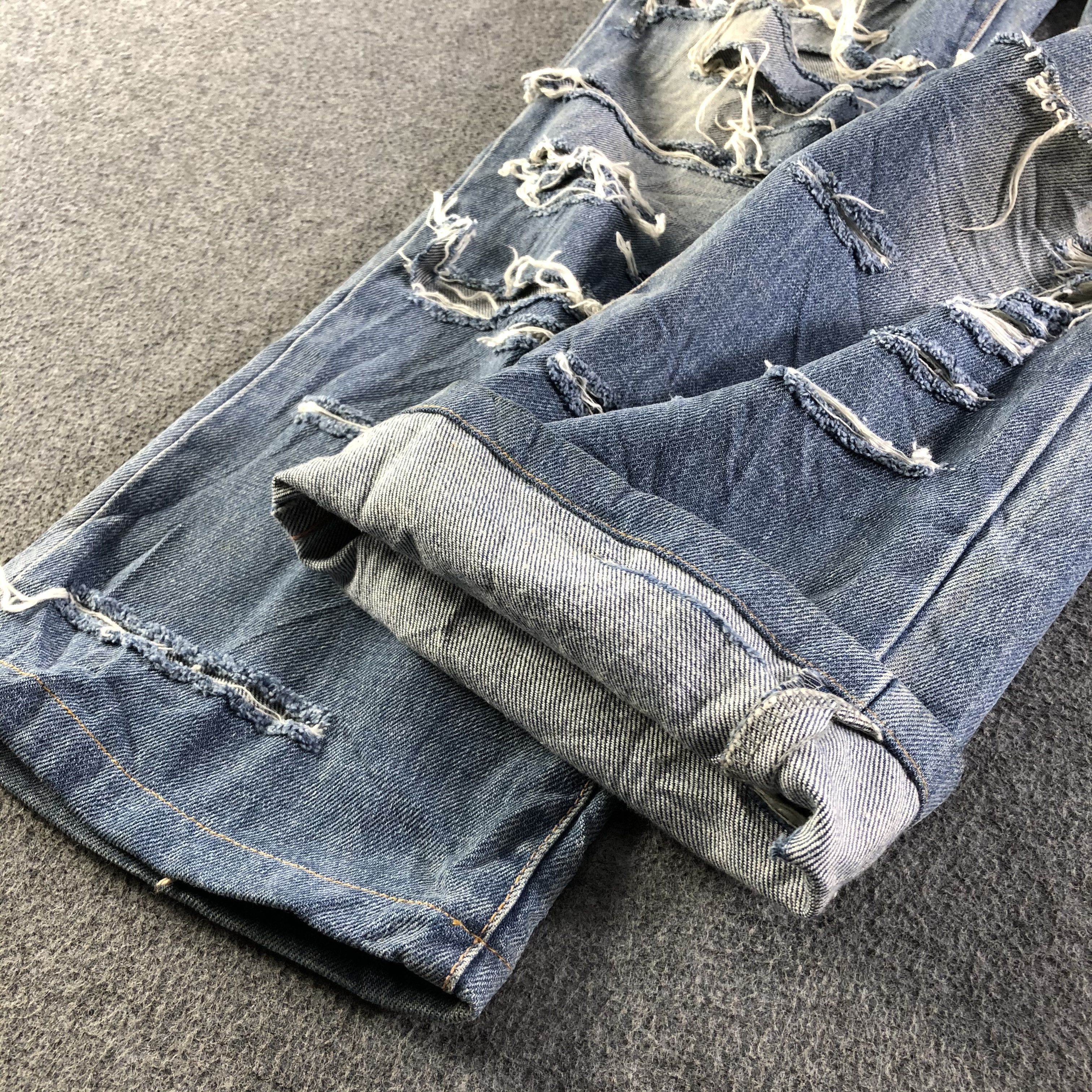 Japanese Brand Vintage Distressed Material Girl Jeans-J4529 Size 30" / US 8 / IT 44 - 7 Thumbnail