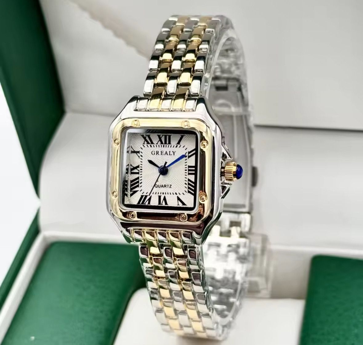 Other Vintage 90s Retro Luxury Style Quartz Silver Gold Watch Size ONE SIZE - 3 Thumbnail