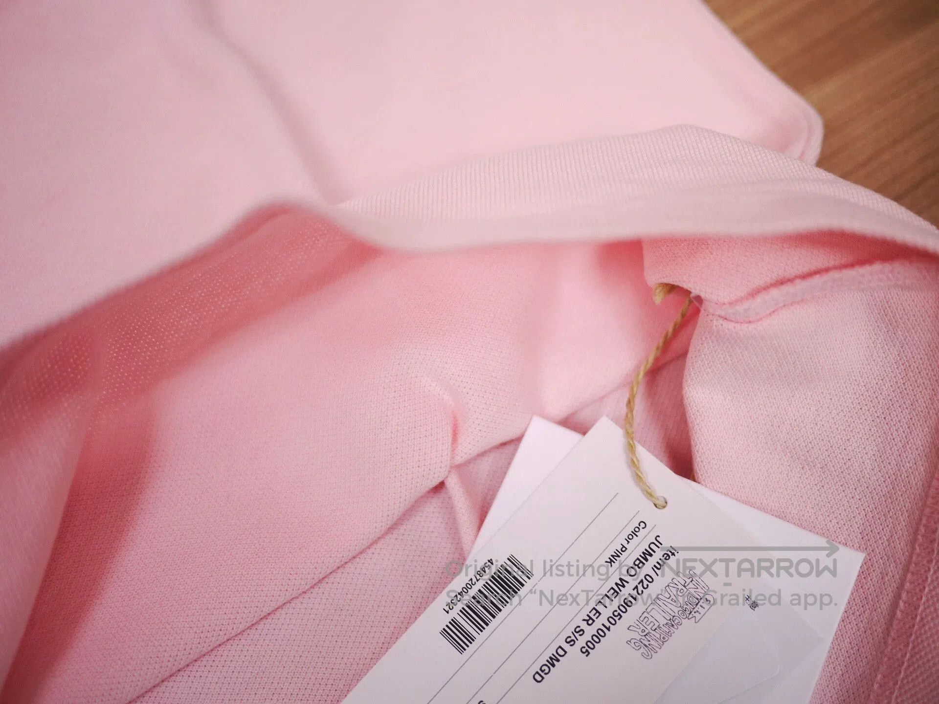 Visvim Pink Short-Sleeve Polo Shirt Size L. Size US L / EU 52-54 / 3 - 7 Thumbnail