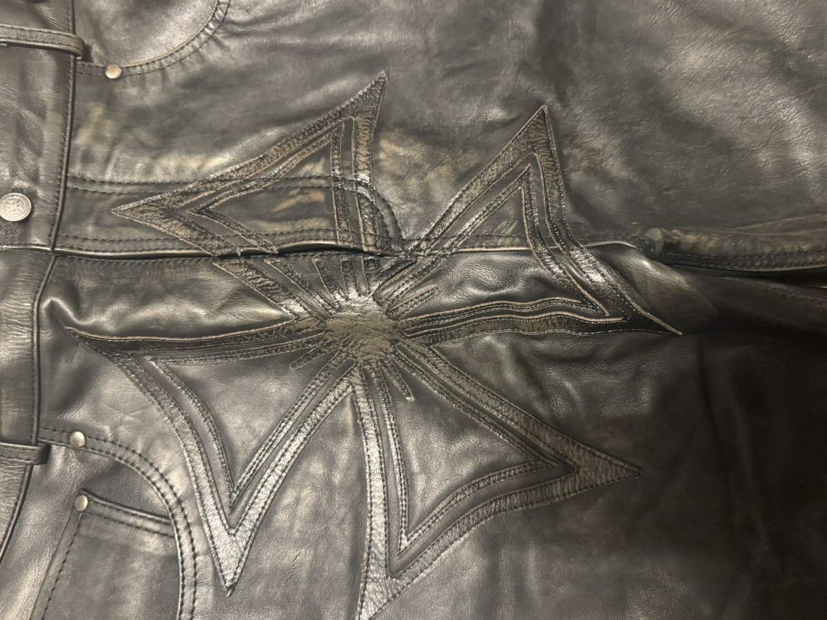 Other Vale Forever Leather Croxxxx Denim Size US 36 / EU 52 - 5 Thumbnail