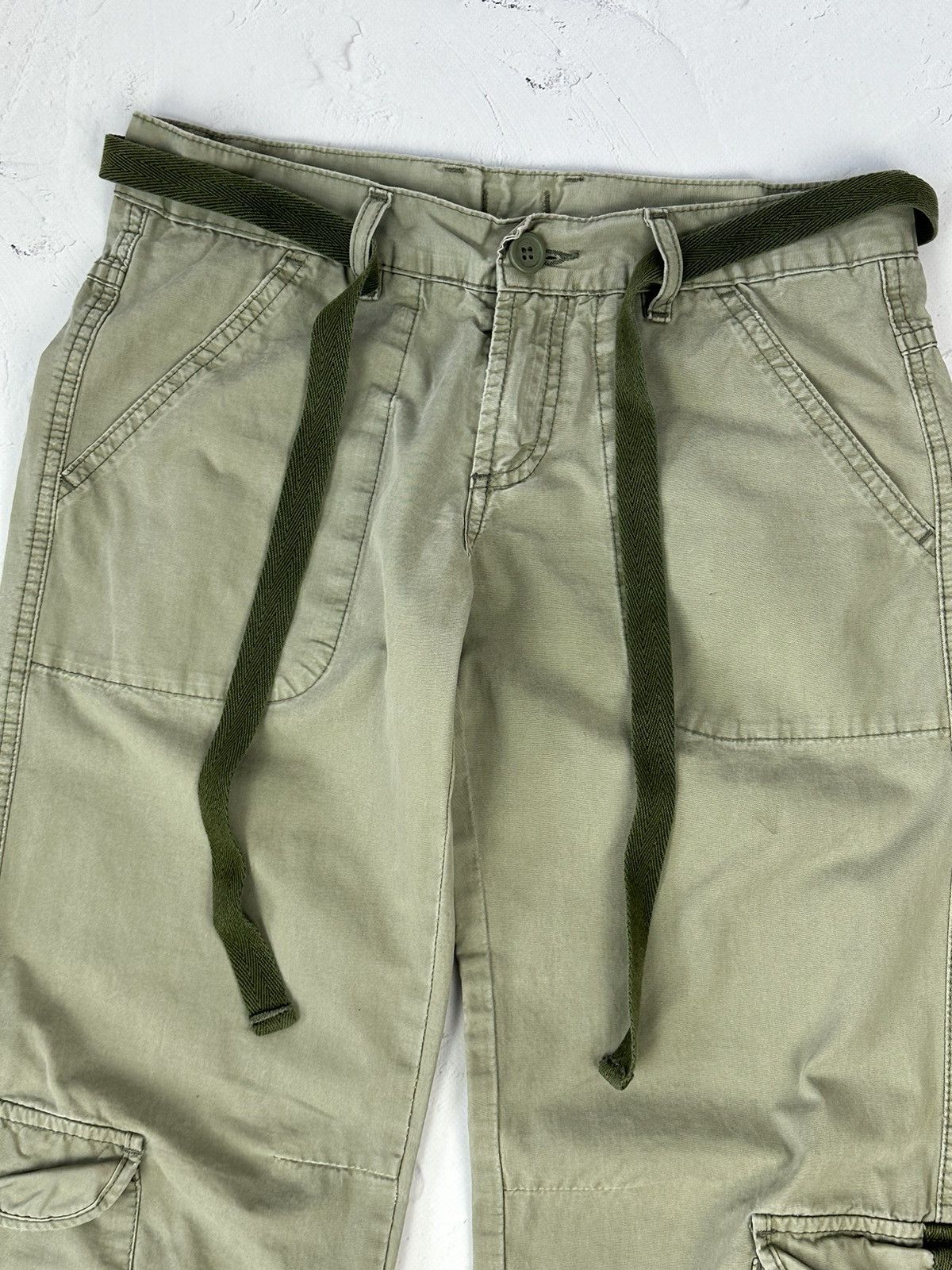 Vintage Vintage Cargo Bondage Pants Size 28" / US 6 / IT 42 - 4 Thumbnail