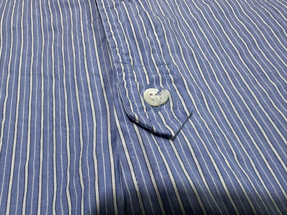 Issey Miyake 🔥Rare Vintage Zucca Issey Miyake High Collar Striped Shirt Size US M / EU 48-50 / 2 - 7 Thumbnail