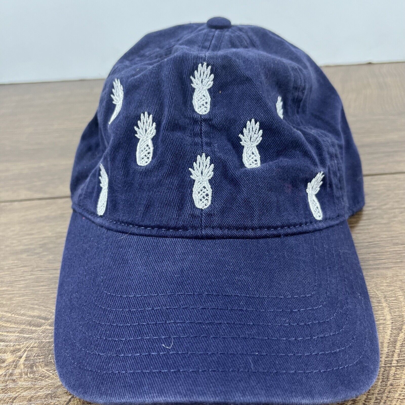 Other Pineapple Hat Blue Pineapple Adjustable Hat Blue Adjustable Size ONE SIZE - 5 Thumbnail