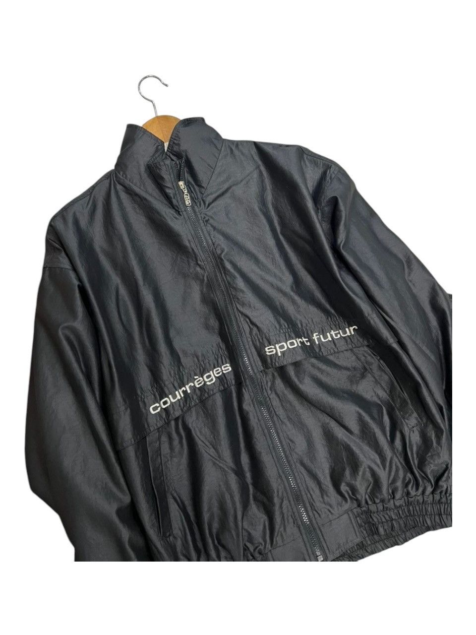 Courreges × Designer Vintage Courreges Bomber Jacket Size US L / EU 52-54 / 3 - 4 Thumbnail