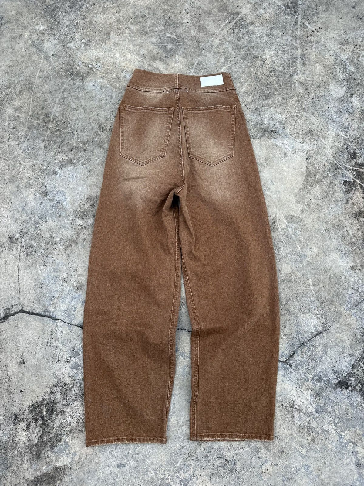 Maison Margiela AW2022 Maison Margiela Brown Cozy Jeans Size 26" / US 2 / IT 38 - 9 Thumbnail