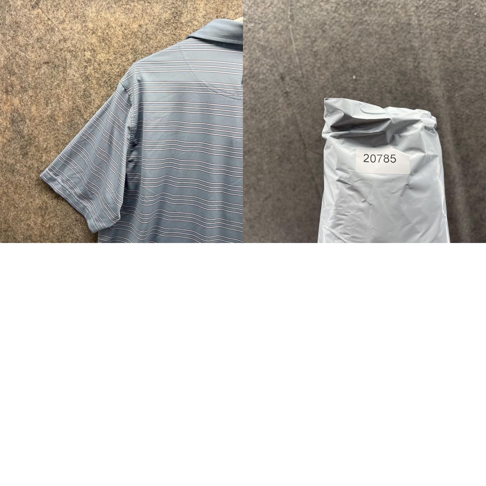 Footjoy FootJoy Polo Shirt Men Medium Blue Striped Polyester Golf Club Sankaty Vtg Size US M / EU 48-50 / 2 - 9 Thumbnail