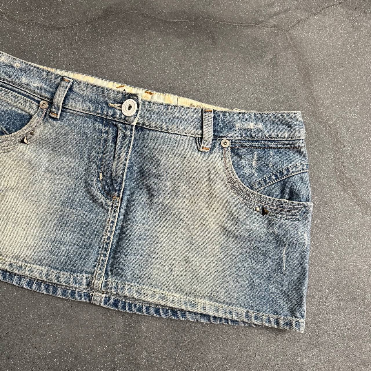 Japanese Brand × Vintage Amazing 2000's Aesthetic Y2K Super Sexy Mini Skirt Size 32" / US 10 / IT 46 - 6 Thumbnail