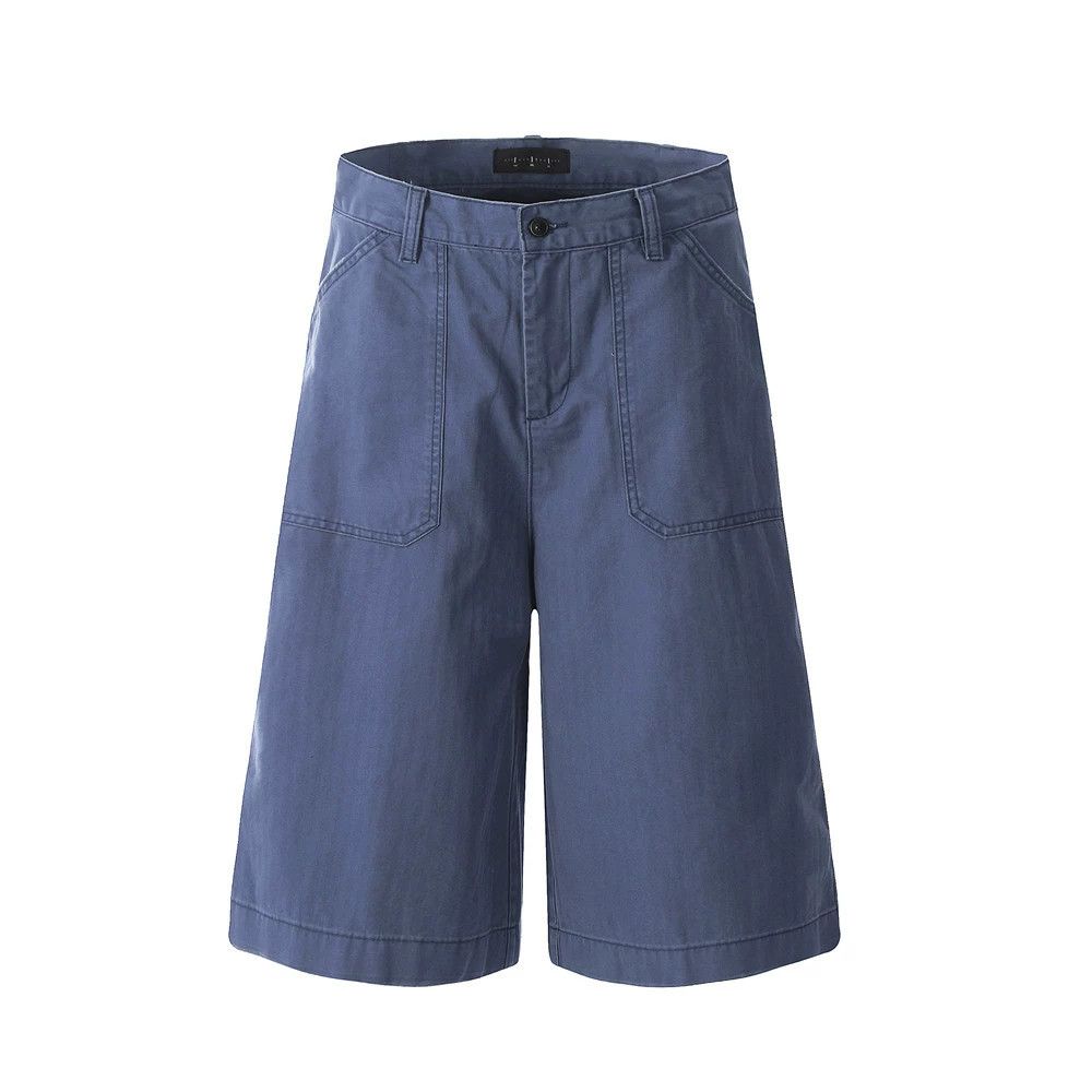 Japanese Brand Street men's punk distressed casual straight cargo shorts Size US 32 / EU 48 - 1 Thumbnail
