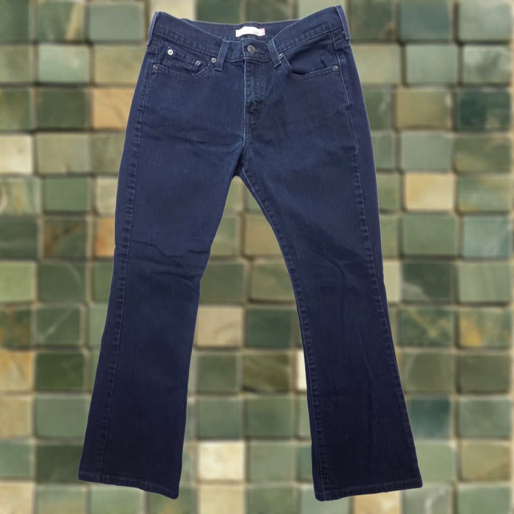 Levi's VINTAGE Levi's 515 Bootcut Jeans Womens 6S Dark Wash Mid Wash 2000's Denim Size 28" / US 6 / IT 42 - 1 Thumbnail