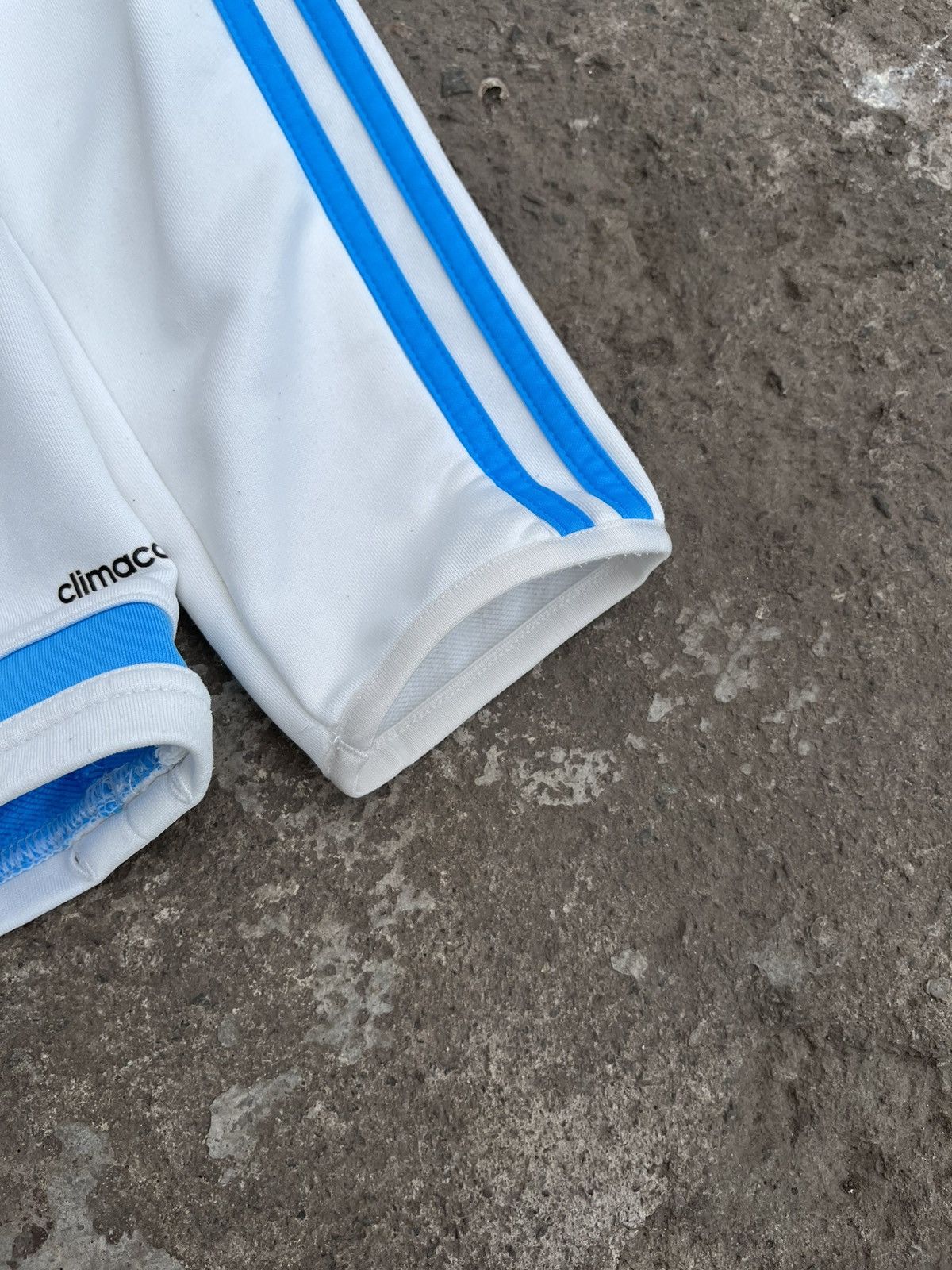 Adidas 💧ADIDAS OLYMPIQUE MARSEILLE SOCCER TRAINING JACKET JERSEY Size US S / EU 44-46 / 1 - 9 Thumbnail