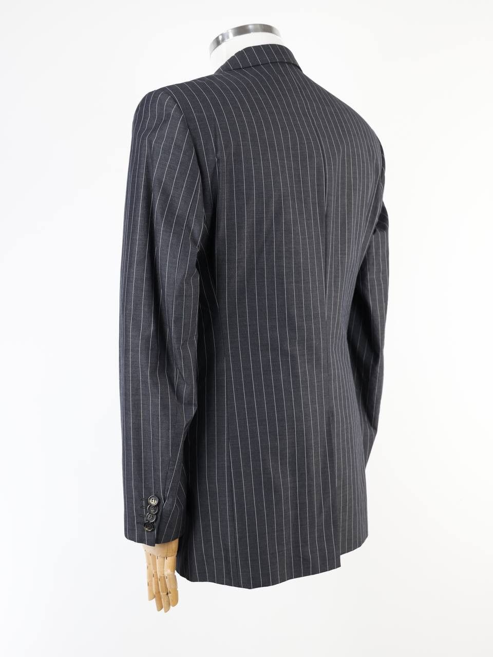 Hugo Boss HUGO BOSS Striped cotton blazer jacket Size 52R - 3 Thumbnail