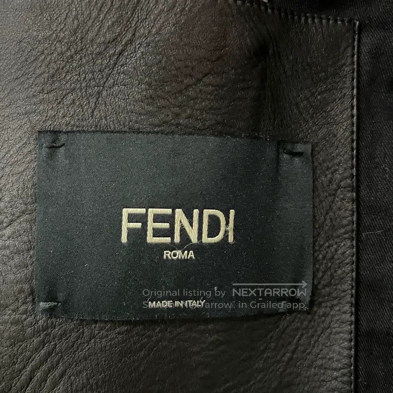Fendi Fendi Fur and leather combination monster jacket Size US S / EU 44-46 / 1 - 3 Thumbnail