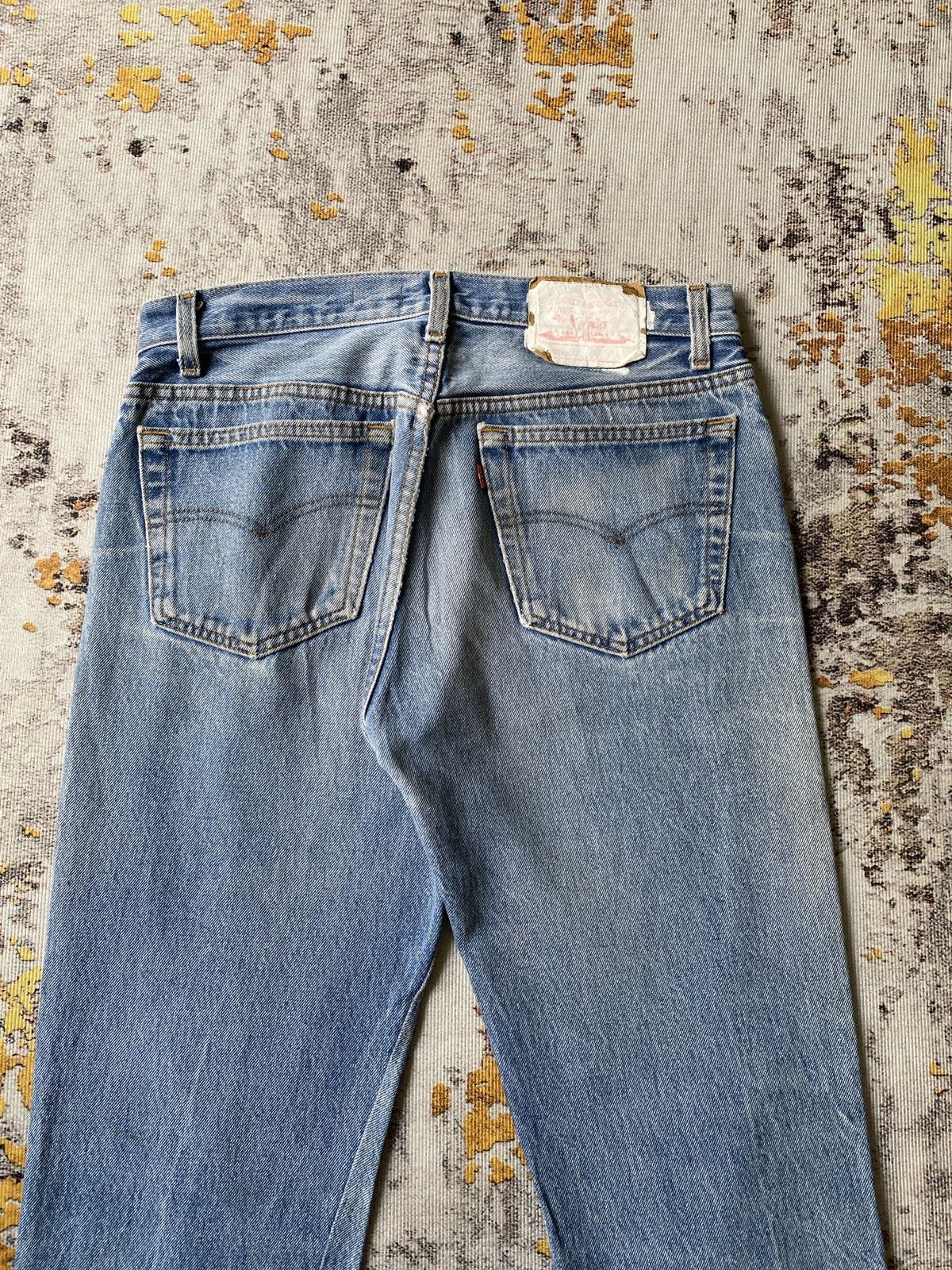 Old Park Levi’s X Oldpark Japan Reconstructed Distressed Denim Size US 30 / EU 46 - 14 Thumbnail