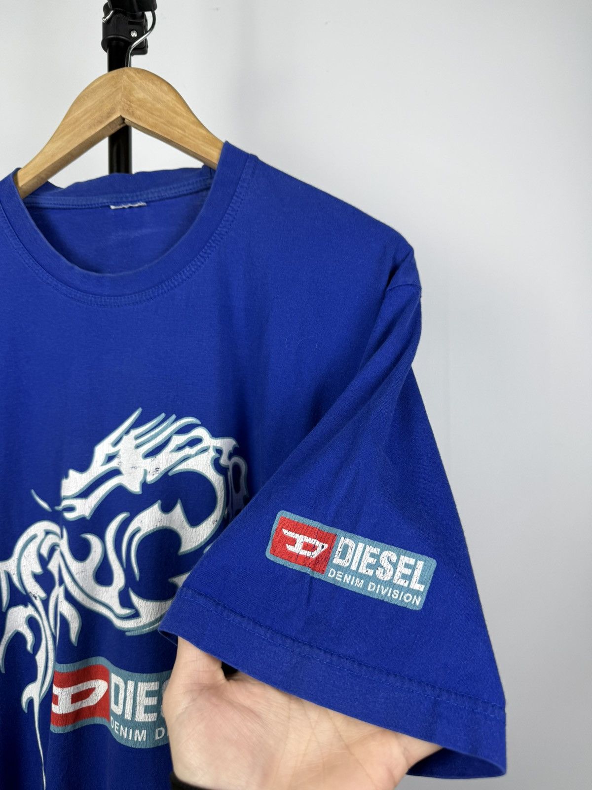 Diesel × Vintage Vintage Diesel T Shirt Tee Big Logo Crazy y2k 90s crazy Size US XL / EU 56 / 4 - 3 Thumbnail