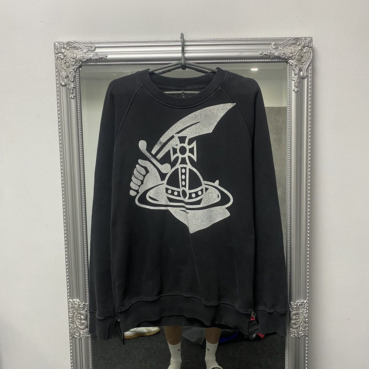 Vivienne Westwood Vintage Vivienne Westwood Sweatshirt big Logo Size US M / EU 48-50 / 2 - 1 Thumbnail