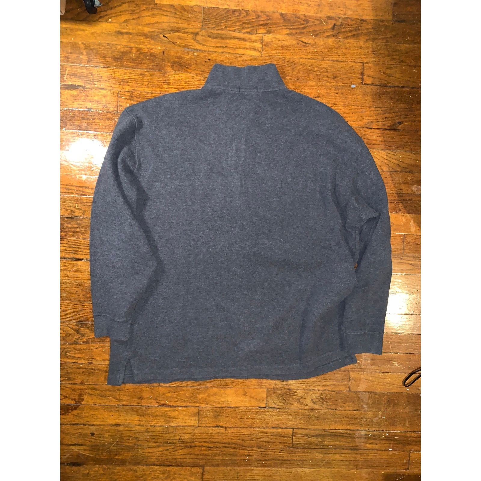 Polo Ralph Lauren Polo Ralph Lauren 2XL Tall Quarter Zip Sweater Dark Grey Red Size US XXL / EU 58 / 5 - 2 Thumbnail