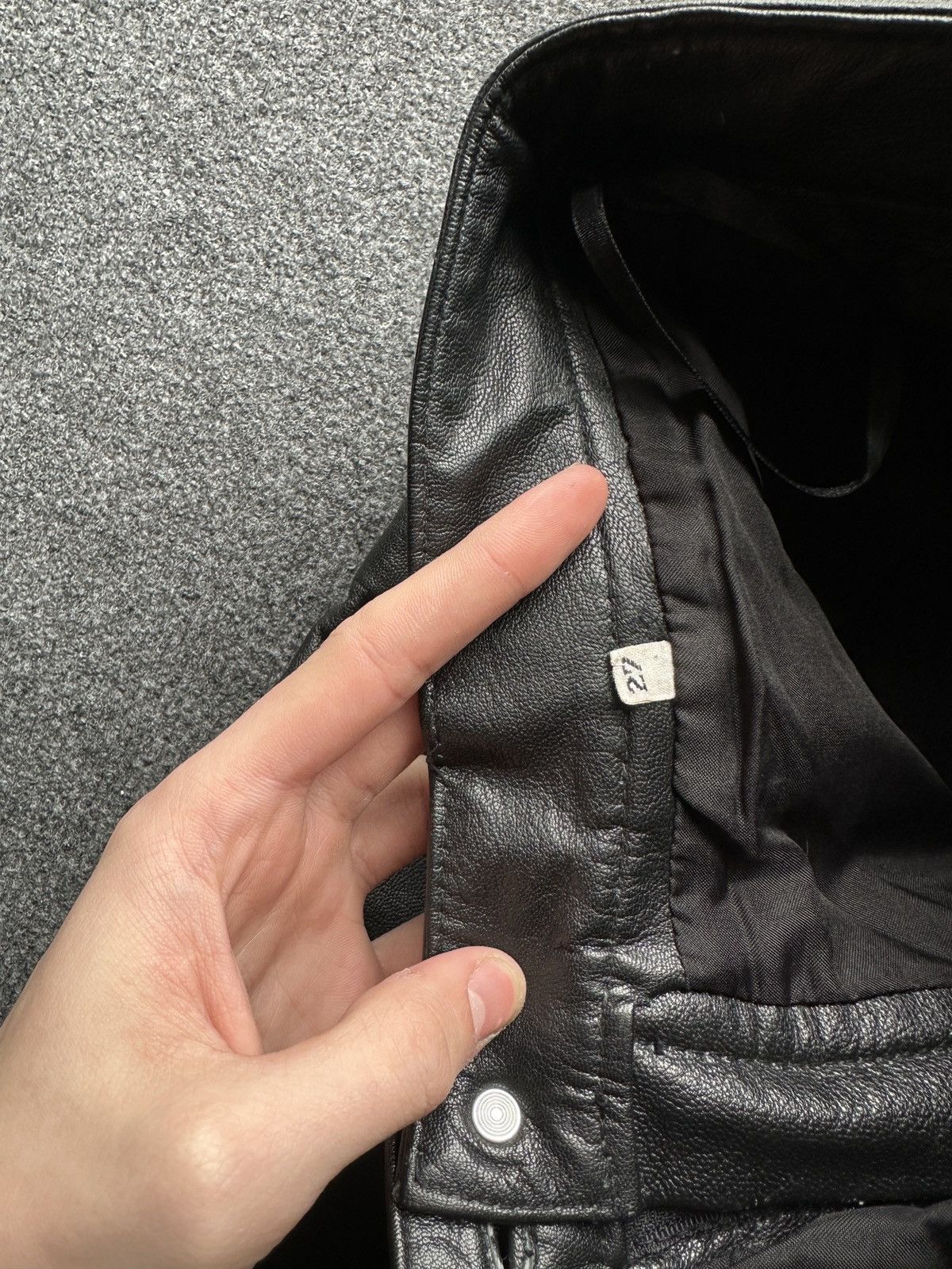 Apollo APOLLO 🚨SWISS DESIGN leather pants motorcycles LUXURY Y2K Size 27" / US 4 / IT 40 - 9 Thumbnail