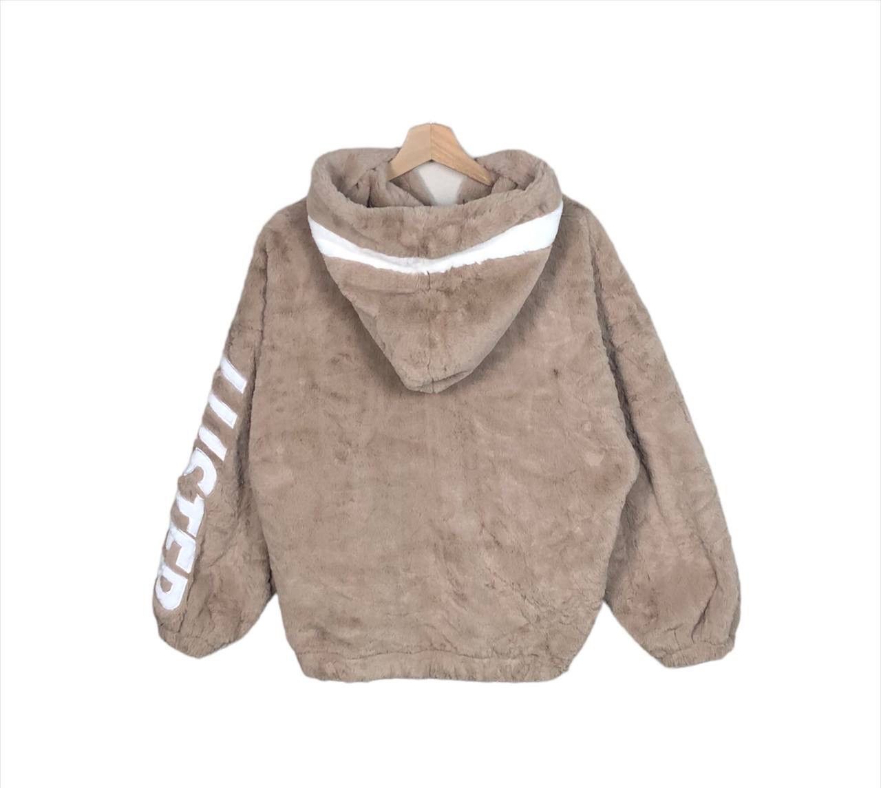Japanese Brand Avant Garde Luster Faux Fur Fleece Hoodie Colorblock Size US L / EU 52-54 / 3 - 2 Thumbnail
