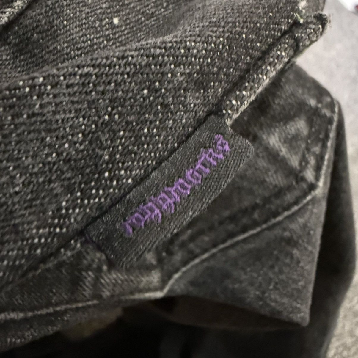 Hypebeast 🔥🇯🇵 90s Japanese Black Denim Whyworks Jeans Size US 34 / EU 50 - 10 Thumbnail
