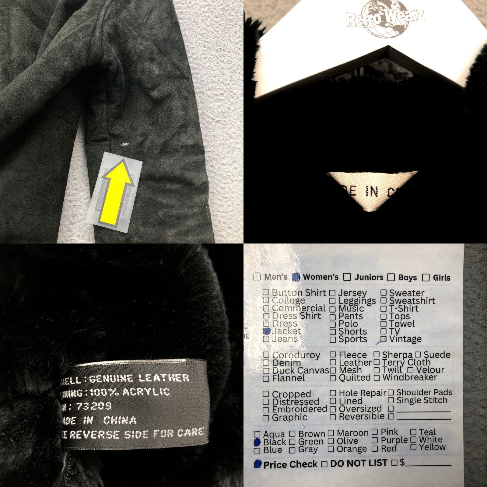 Vintage VINTAGE Marvin Richards Suede Leather Faux Fur Jacket Hooded Womens Medium Size M / US 6-8 / IT 42-44 - 8 Thumbnail
