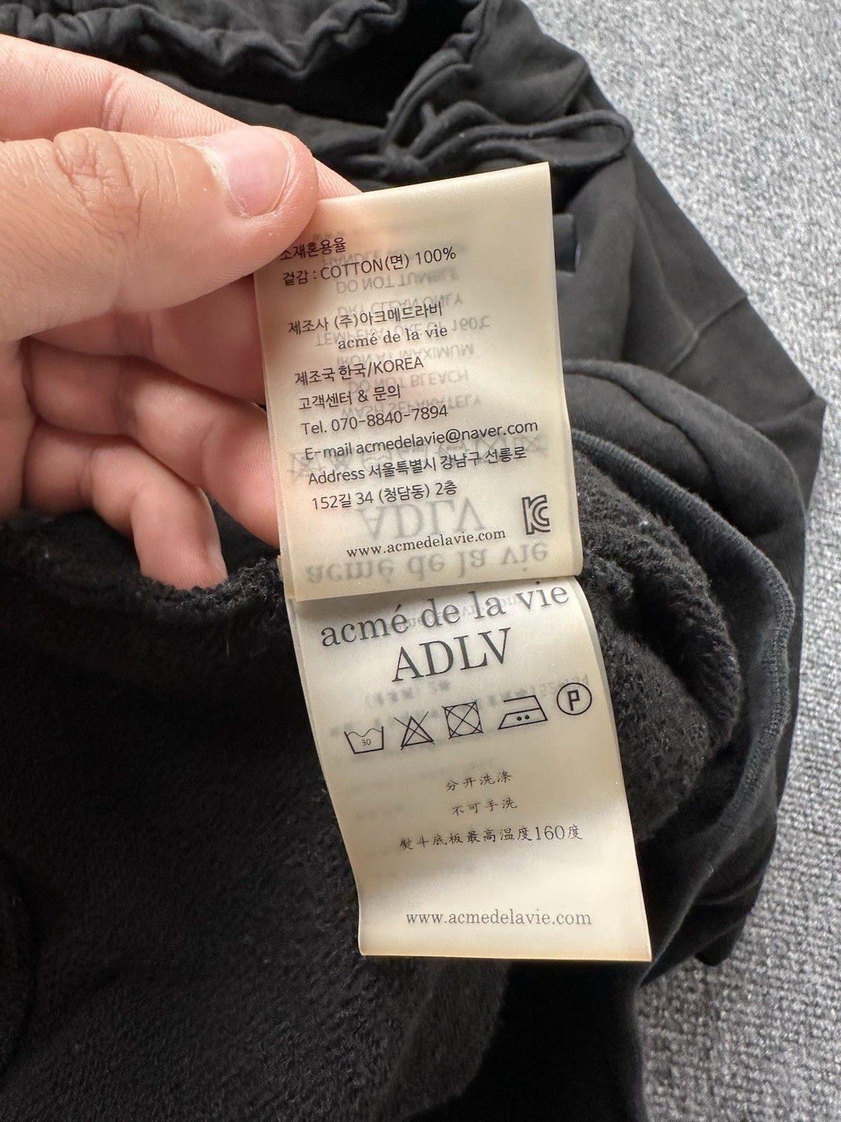 Other Mens Hoodie ADLV Acne De La Vie Black Rainbow Earth, Size XL Size US XL / EU 56 / 4 - 8 Thumbnail