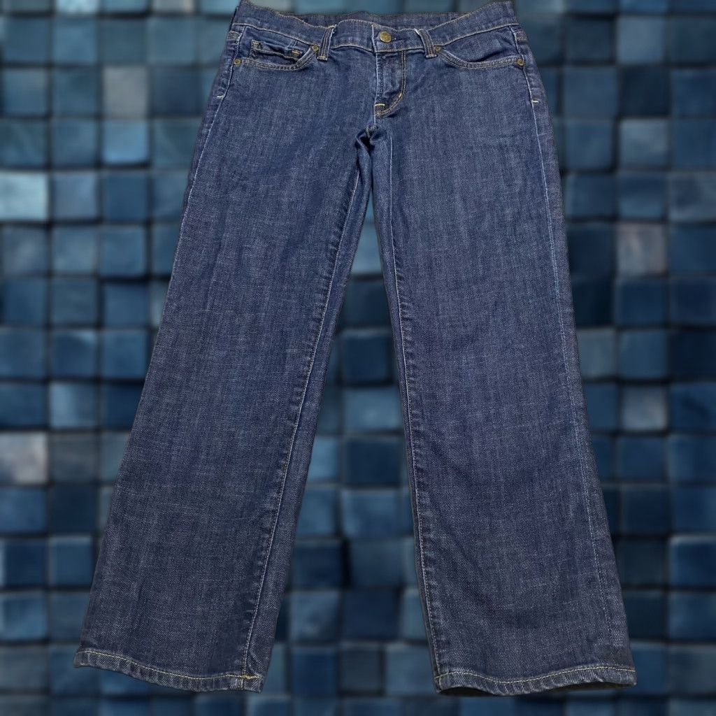 Citizens Of Humanity Citizens of Humanity Jeans Womens 27 Low Rise Crop Blue Denim Stretch 5-Pocket 063Kelly Vintage: No Mens Womens Size 27" / US 4 / IT 40 - 1 Thumbnail