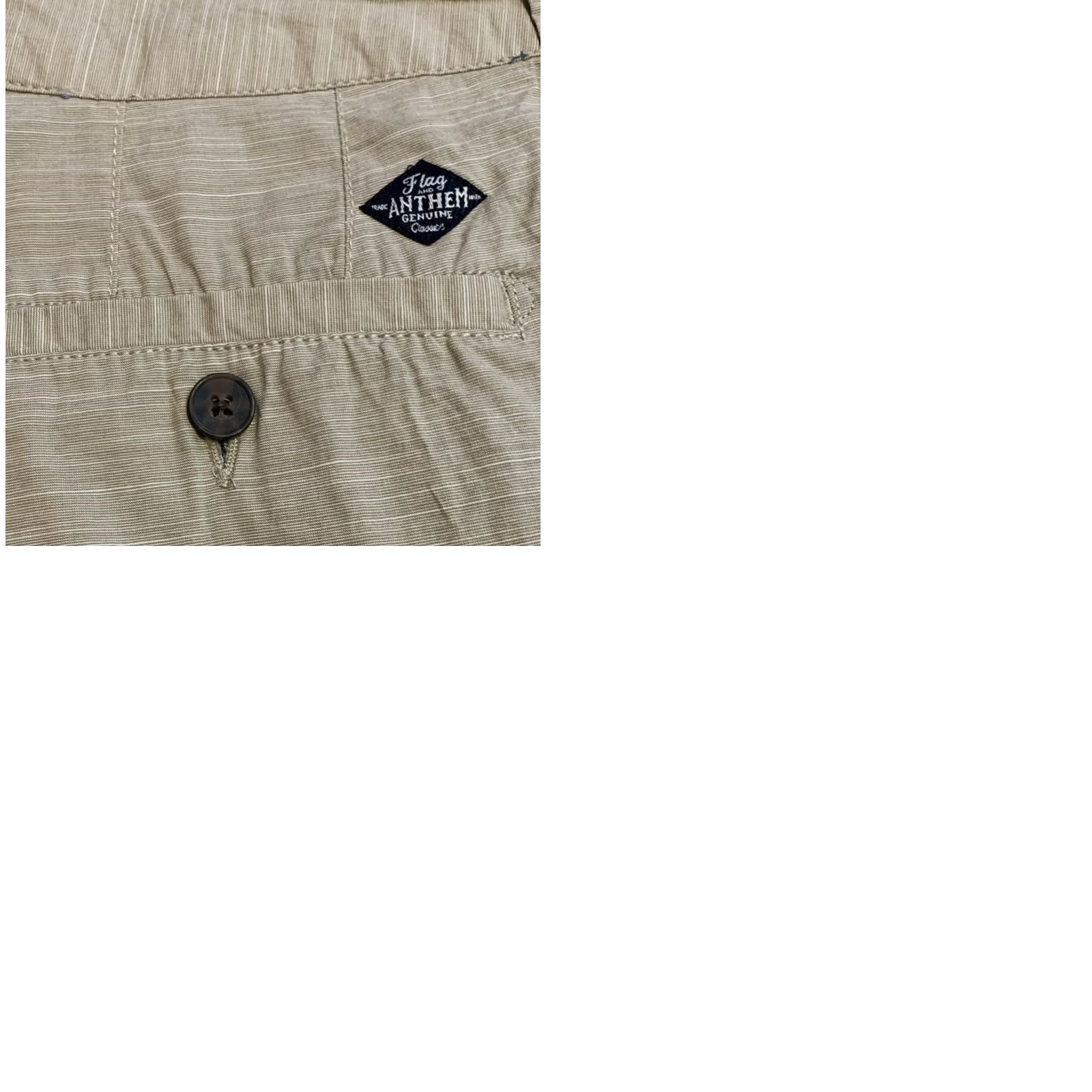 Flag & Anthem Flag & Anthem Mens 30 Khaki Chino Shorts Lightweight Core Stretch BB NWT Size US 30 / EU 46 - 9 Thumbnail