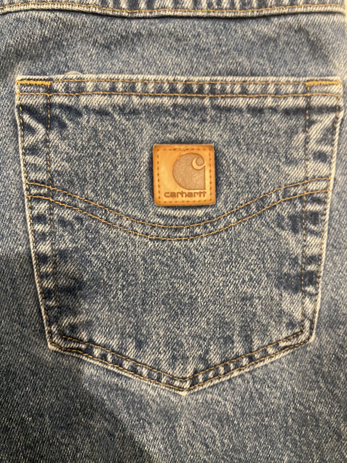 Carhartt Vintage Carhartt Blue Jeans 38 x 32 Relaxed Fit Size US 38 / EU 54 - 4 Thumbnail