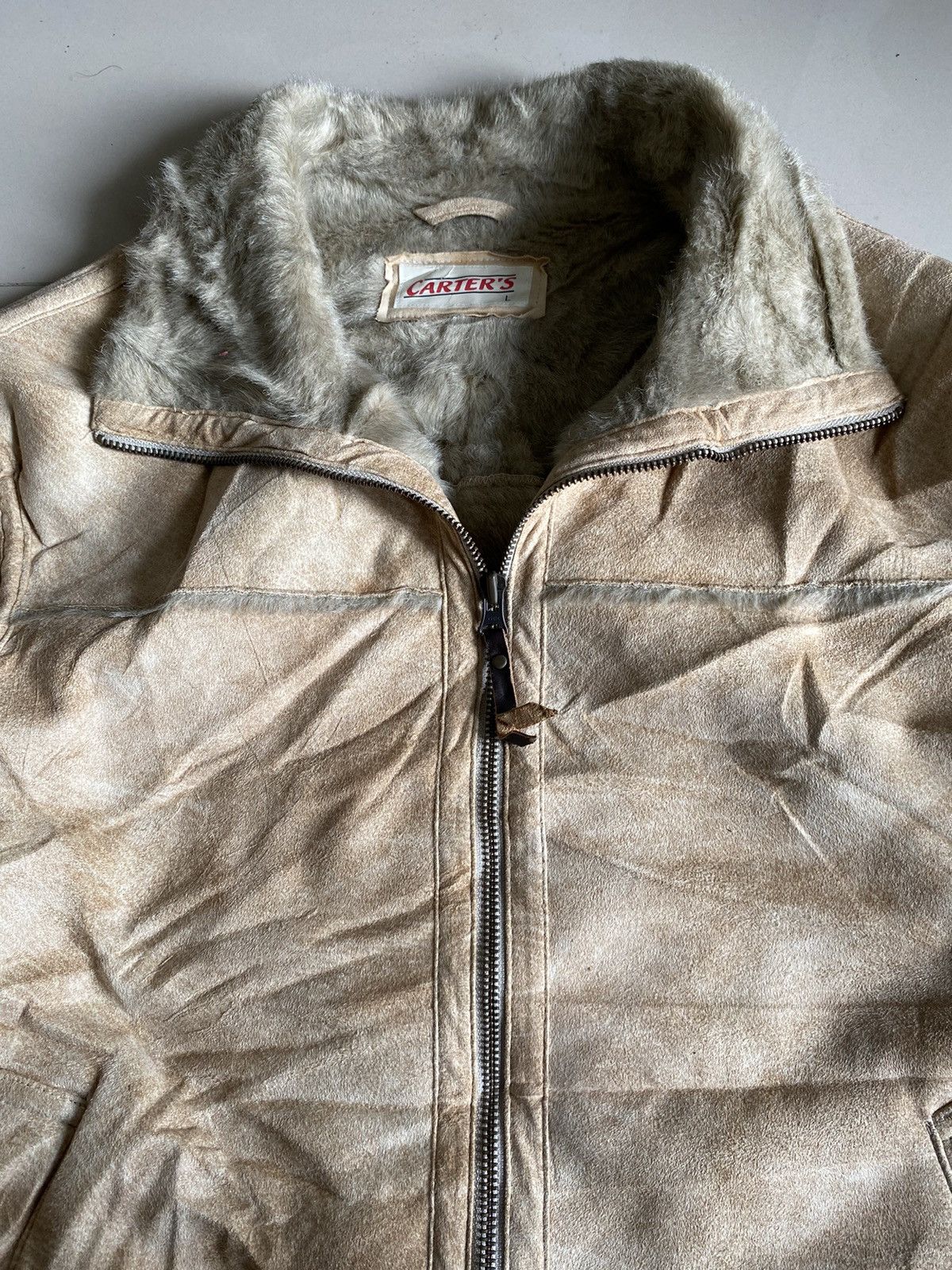 PPFM Japanese carter’s faux fur leather jacket lgb style Size US L / EU 52-54 / 3 - 5 Thumbnail