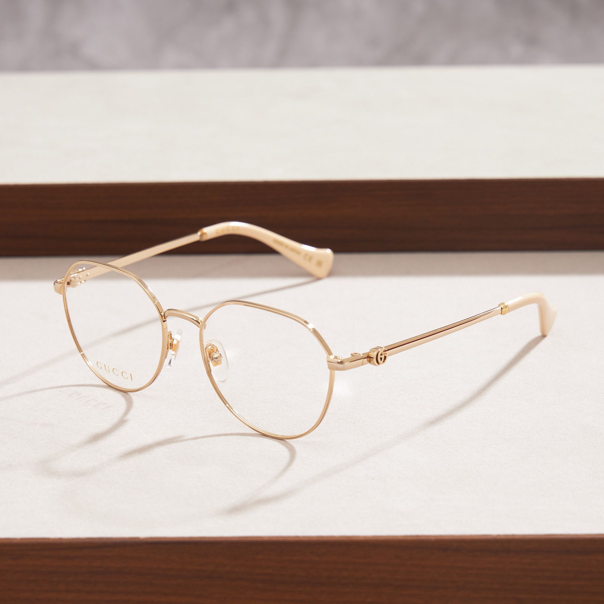 Gucci GUCCI GG1145O 001 Sunglasses GOLD Size ONE SIZE - 1 Thumbnail