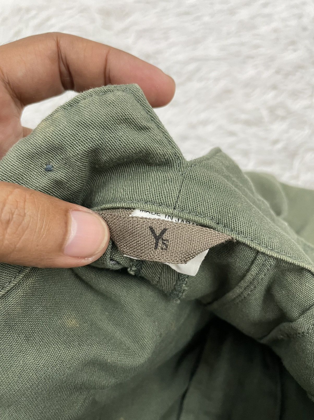 Yohji Yamamoto Vtg Y's Yohji Yanamoto Green Army Pant Size US 26 / EU 42 - 16 Thumbnail