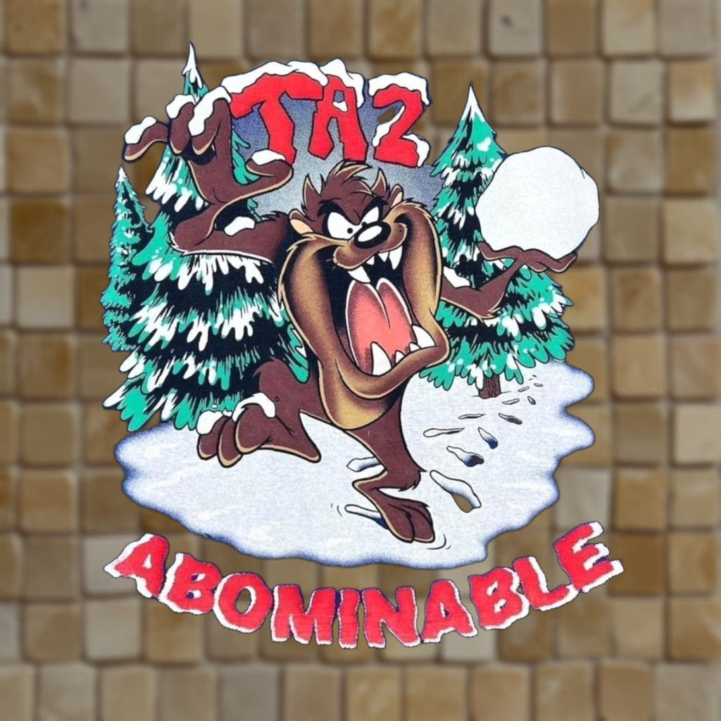 Vintage Vintage Looney Tunes TAZ Abominable Warner Bros Graphic T-Shirt XL Blue Men Mens XL Short Sleeve Size XL Nike Size US XL / EU 56 / 4 - 1 Thumbnail
