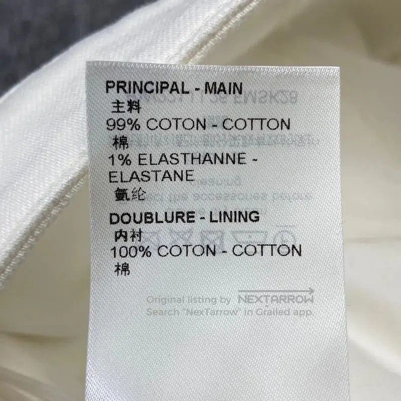Louis Vuitton Louis Vuitton White Cotton Midi Skirt . Size 39" - 5 Thumbnail