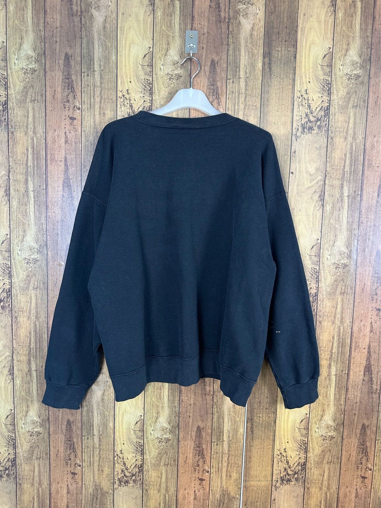 Hanes × Vintage Vintage Hanes 80s Crewneck Faded Painted Sweatshirt A299 Size US L / EU 52-54 / 3 - 2 Thumbnail