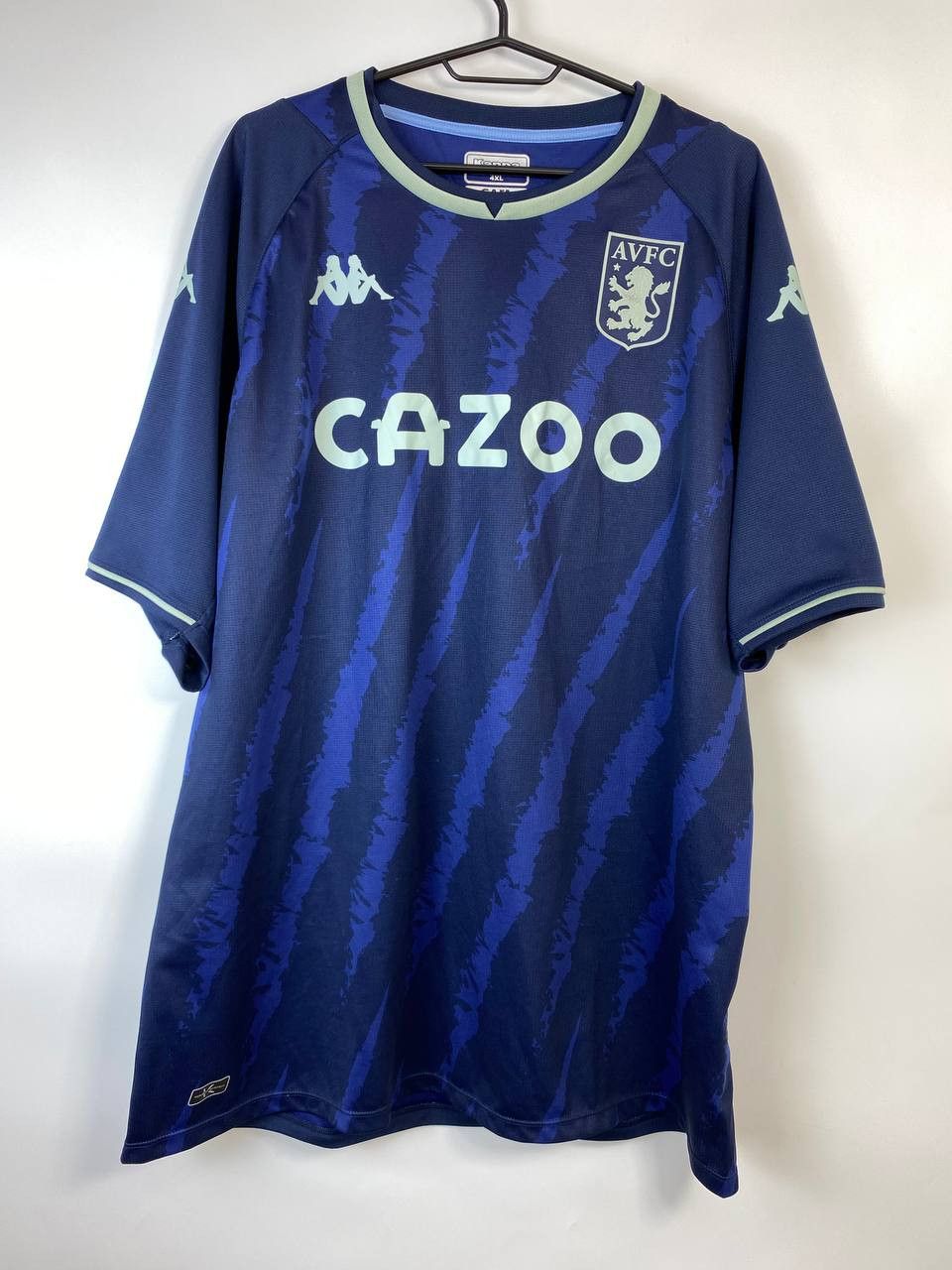 Kappa Soccer football 2021 2022 Aston Villa Kappa Jersey Size 4XL Size US XXL / EU 58 / 5 - 1 Thumbnail