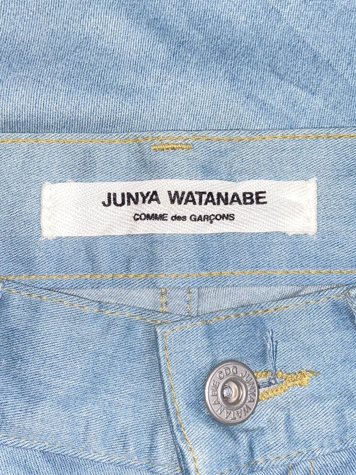 Comme des Garcons × Japanese Brand × Junya Watanabe COMME Des GARCONS JUNYA WATANABE Blue Jeans Size US 29 - 8 Thumbnail