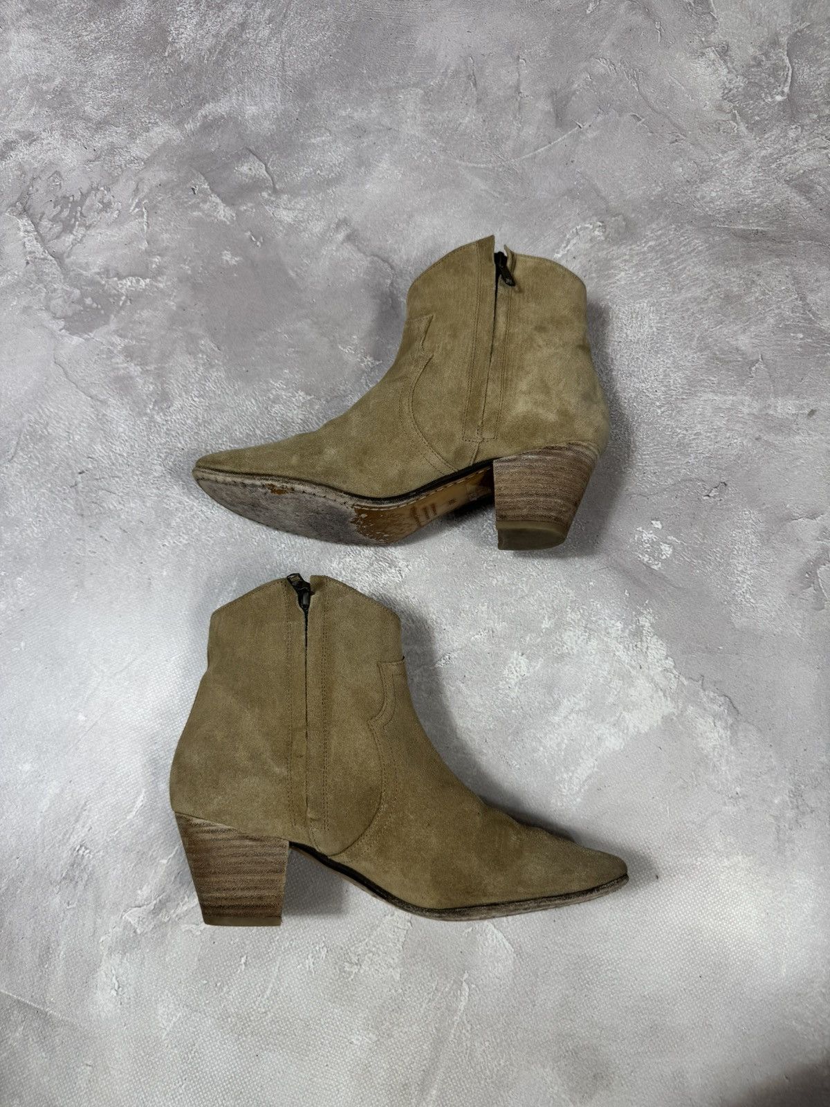 Isabel Marant Vintage Isabel Marant Suede Heels Boot Size US 8.5 / IT 38.5 - 5 Thumbnail