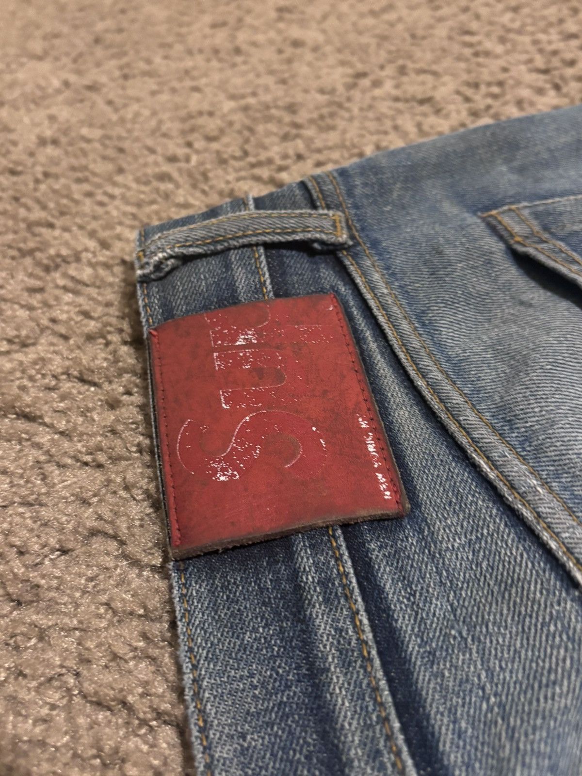 Supreme 2018 Painted Supreme Selvedge Denim 14oz Size US 34 / EU 50 - 7 Thumbnail