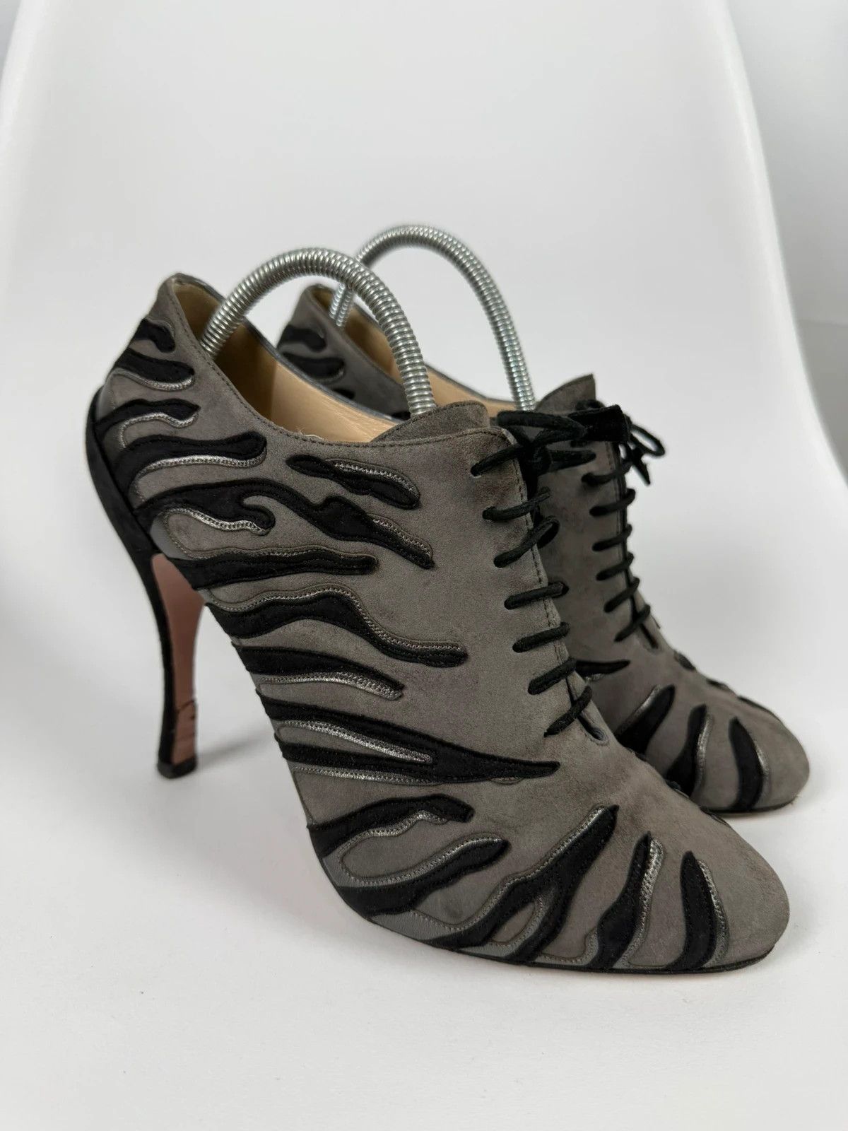 Prada Prada Rare Booties Suede size 38 Size US 8 / IT 38 - 1 Thumbnail