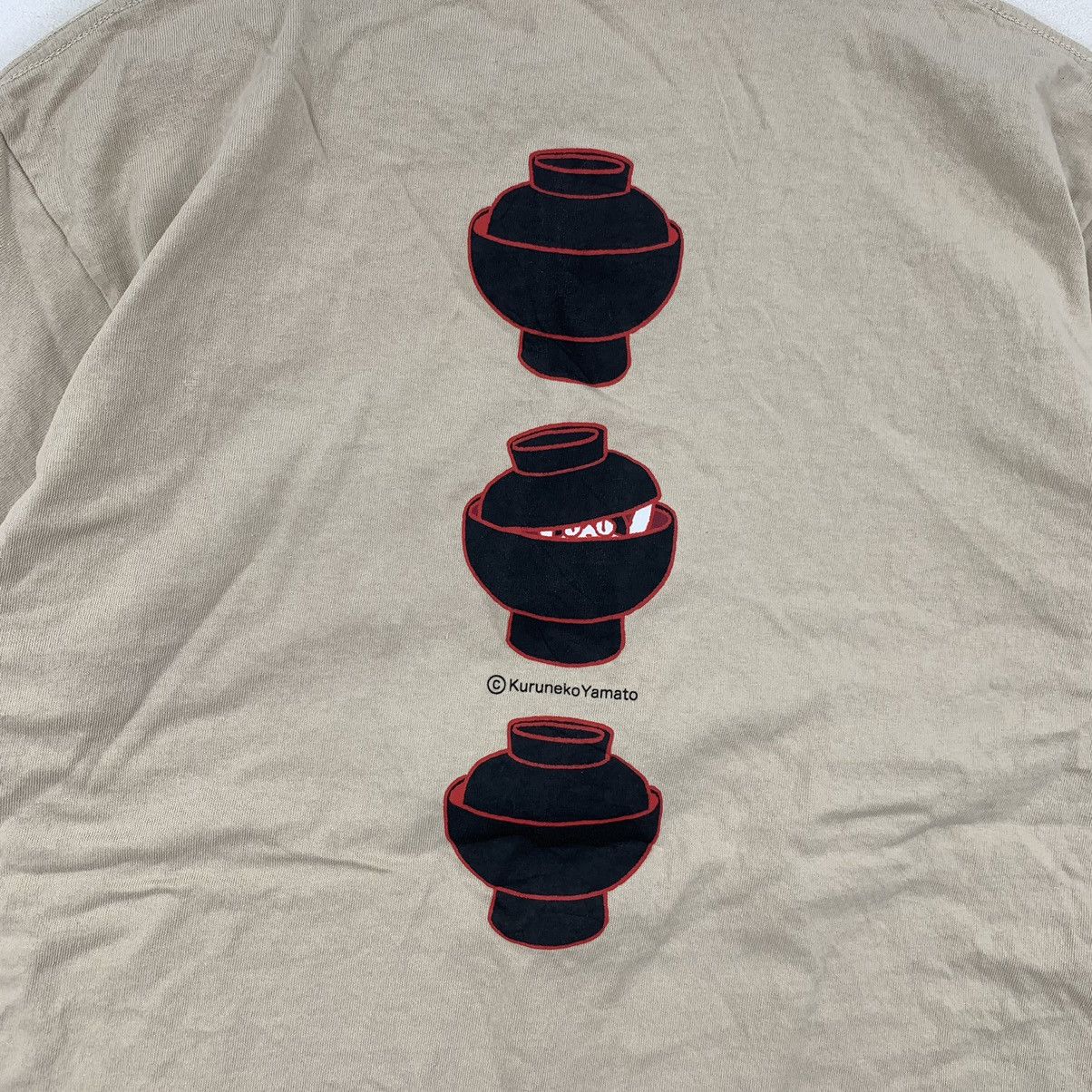 Japanese Brand KURUNEKO YAMATO Japanese Brand Logo Print Design Brown Size US XL / EU 56 / 4 - 6 Thumbnail