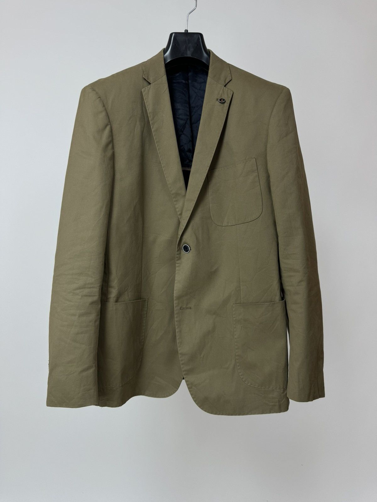 Chevignon Chevignon Sport Cotton Blazer Jacket Unlined Toscana Pockets Size 54R - 6 Thumbnail